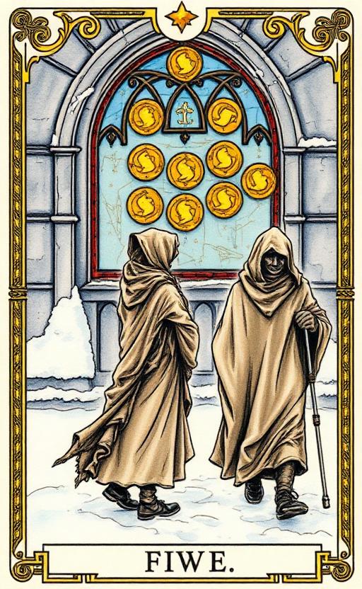 Five of Pentacles