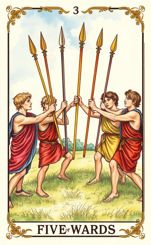 Five of Wands
