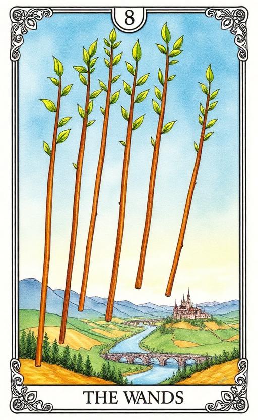 Eight of Wands